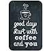Produktbild Blechschilder Kaffee Metallschild schwarz good days start with coffee and you Wandschilder Aluminium 30x20cm