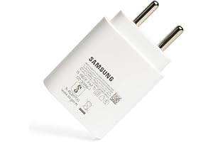 Original Samsung 25W Type-C PD 3A Superfast Charging Adapter Compatible with Galaxy M47/M17e/M17/M07/M36 /M06/A27/A57/A37/A07/A17/A36/A56/F70 pro/F70e/F07/ F17/F36/S26|25Watt USB C Fast Charger-White