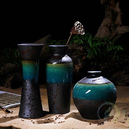 wysm Ceramic Vase Flower Flower Flower Set Home Ornaments Ceramic Vase Three Sets