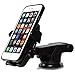 Price comparison product image MMOBIEL Easy One Touch Auto-Lock Universal Long Neck Car Mount Holder For Windshield/Dashboard Grip fits any Smartphone with 180 Degree Adjustable Arm