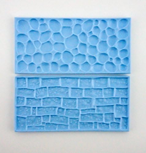 Bake Fun – Cobblestone &amp; Stone Wall Impression Mat/Pad