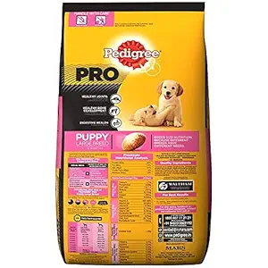 Pedigree PRO Expert Nutrition Large Breed Puppy (3-18 Months), Dry Dog Food, Chicken Flavor, 3kg Pack