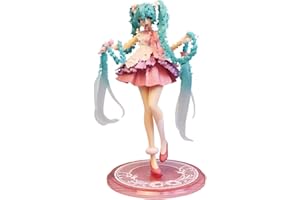 NESLOONP Anime Figure - Pink Cherry Blossom Theme Anime Model, 20cm PVC Figure, Cute HandMade Figure Statue Doll Toy, Collection Statue Ornaments Decoration Children Toy Doll Anime fans Gift, Cake Figure