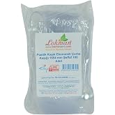 LokmanAVM Plastic Spoon Economical Soup Spoon 1654 mm Transparent 100 Pieces 1 Package