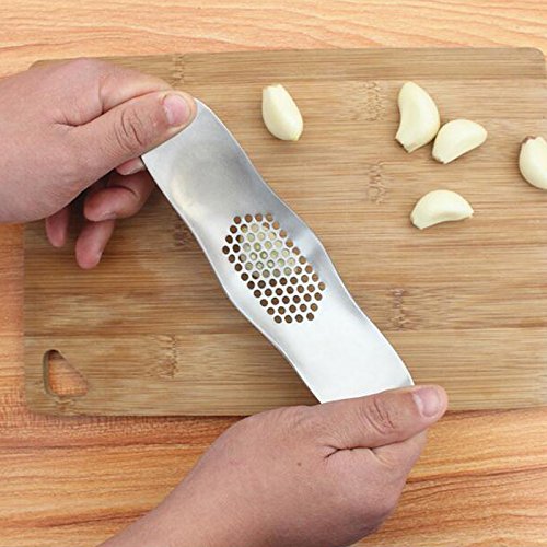 Alohha Küche Edelstahl Knoblauch Presse macht perfekte Küche Gadget - 3