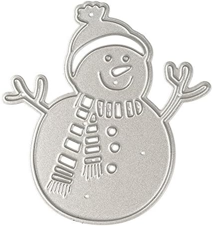 YOUBETTER Snowman Cutting Dies Stencil for DIY Scrapbooking Album Xmas Card Making Decor Tool (Snowman)