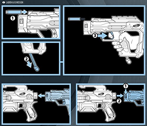 Hasbro B1536 - Nerf Toy N-Strike Modulus - Strike / Defend Upgrade Kit - Blaster Stock Shield Plus 2 Darts reviews Hasbro B1536 - Nerf Toy N-Strike Modulus - Strike / Defend Upgrade Kit - Blaster Stock Shield Plus 2 Darts