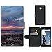 Produktbild PU Leder Wallet Case Folio Schutzhülle // F00029132 Riverside und Sonnenaufgang // Motorola Google Nexus 6