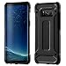 Produktbild Panzerhülle Bumper " HYBRID ARMOR " SchutzHülle für iPhone X Silikon Hülle Bumper Zubehör Schale Bag Tasche Panzerschale Panzer in Schwarz @ cofi1453®