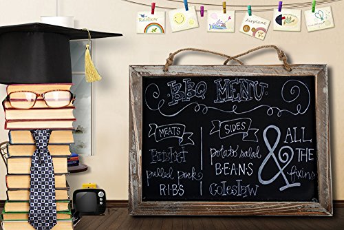 ONEDONE Kreidetafel Tafel Deko Schreibttafel Kindertafel Wandtafel Dekotafel Holztafel (20*24CM) - 7
