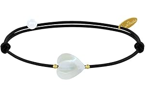 LES POULETTES BIJOUX - Bracelet Petit Coeur de Nacre - Classics