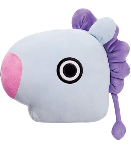 Aurora World 61345 SHOOKY BT21 - Cuscino in Peluche, Colore: Marrone, Taglia unica