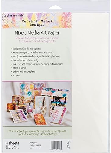 Thermoweb Rebekah Meier Designs Mixed Media Art Sheets 9"X12" 2/Pkg-