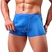 Produktbild Eis Seide Boxershorts Herren, DoraMe Männer Elefant Nase Unterwäsche Beutel T Unterhose Shorts Solide Retroshorts Niedrige Taille Dessous (Schwarz, Asien Größe M)