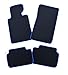 Produktbild Fussmatten-Deluxe Gummimatten Auto Fussmatten schwarz Band Blau