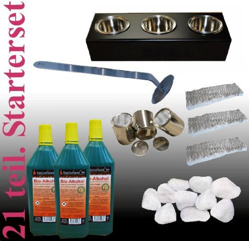 Ethanol und Gelkamin Modell Madrid Premium – Gratis zum Kamin das komplette Zubehör – Wählen Sie aus 9 Farben (Weiss) - 2