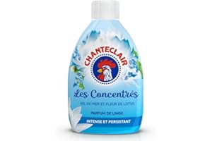 Chanteclair - Parfum de Linge Sel de Mer et Fleur de Lotus, Intense et Persistant, 22 Doses, 220.00 ml (Lot de 1)