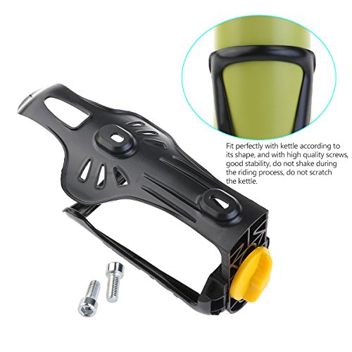 Foxnovo Fahrrad Flaschenhalter Halter Wasserflaschenhalter (schwarz) - 3
