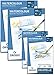 Produktbild Sparpack Canson 2x Block A4 + 2x Block A3 Aquarellpapier 300 g/m² je 10 Blatt weiß – Papier mit hoher Qualität für Aquarell Kunst säurefrei + GRATIS Mischpalette