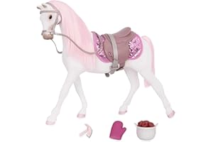 Glitter Girls- Horse,Horse-14 Shimmers Cheval norvégien Accessoires et vêtements de poupée de 35,6 cm pour Filles à partir de 3 Ans – Jouets pour Enfants, GG58005C1Z, Coloris Assortis, Moyen
