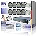Produktbild DVS Germany - Überwachungskamera Set mit UltraHD NVR-Recorder und 8 IP PoE 8 Megapixel Kameras - 160039
