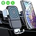 Produktbild BBINHAN Wireless Charger Auto Handyhalterung Automatisch Motor Betrieb 10W Kfz Induktive Ladestation 2 in 1 Mit Lüftung Fürs Auto Qi Ladestation Für iPhone XS/XR/X/8P Samsung S10/Note 10