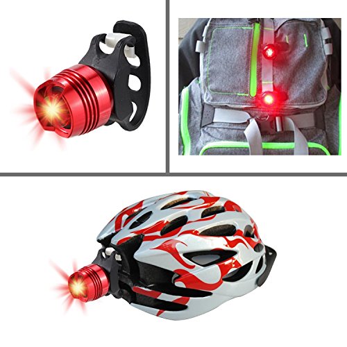 LED Fahrradbeleuchtung, CREE XML-T6 LED Fahrradlampe Set inkl. Frontlicht & 2 Rücklicht, Zoombar, 600LM, 7 Licht-Modi, Farradlicht Set für Radfahren, Camping und täglichen Gebrauch, Wasserdicht Schwarz - 8