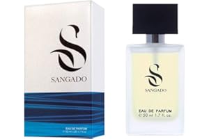 SANGADO Invincible Profumo per Uomini, Lunga Durata 8-10 ore, Fragranza Lussuosa, Legnoso Acquatico, Preziose Essenze Francesi, Extra-Concentrato (Eau de Parfum), Spray da 50 ml, Un Grande Regalo