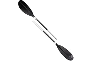 Bluewave 2 Piece Kayak Paddle | Lightweight Aluminium | Strong & Reliable | Adjustable Feather Angles