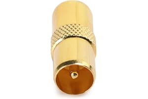 1STec Digital TV Couplers (Single Male to Male, Standard Coax)