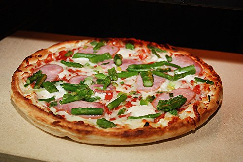 Pizzastein Brotbackstein Grillstein Flammkuchen Pide Lahmacun Stein auch für Ofen geeignet, lebensmittelecht