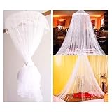 DIGIFLEX Großes komfortables Moskitonetz zur Anbringung am Bett in Weiß - 3