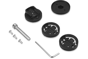 kwmobile Soporte de Manillar de Bicicleta Compatible con Garmin Edge/Bryton Rider/CatEye - 1x Soportes para GPS en Negro