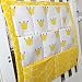 Vine Nursery Baby Cot Tidy Organiser for Cot Bed Baby bed Pouch Storage Bag Multifunction hanging Diapers Organiser 55*60CM (Crown Pattern)