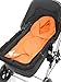 Wallaboo Baby Blanket Fleur, Supersoft 100% Cotton, For Pram, Moses Basket or Crib and Travel, Sun Orange