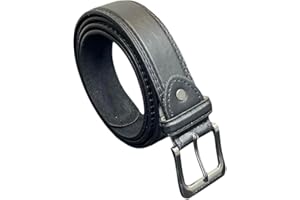 SoBo LEATHER Men's Leather Belts, Choice of Colour, Up To 60'' Waist, Smart Work Belt, Trouser Belts