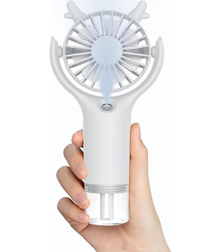 Ventilateur Brumisateur Portable TOPK - Mini Ventilateur à Main Rechargeable 32ml - Rafraîchissement Voyage Et Extérieur