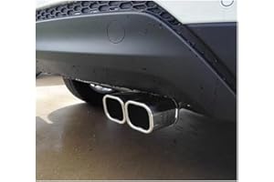 BVDOUE Auto Terminali Tubo Punta di Scarico Marmitta Copertura Silenziatore, per Hyundai Tucson 2015 2016 2017 2018 73MM Accessori per Lo Styling della Modifica Dell'auto