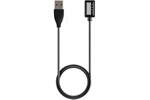 YOSOO HEALTH GEAR Kabel ładujący do Inteligentnego Zegarka do SUUNTO 9 Baro, Kabel ładujący USB do Smartwatcha, Kabel do ładowarki Suunto 1 Metr, Czarny