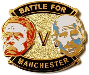 United v City Derby Match Badge