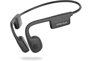 SANOTO Knochenschall Kopfhörer, Open Ear Kopfhörer Bluetooth 5.3, 8 Stunden Akkulaufzeit, Bone Conduction Headphones mit Dual-Mikrofon, IPX6 wasserdichte Sport Kopfhörer, zum Fahrrad Jogging