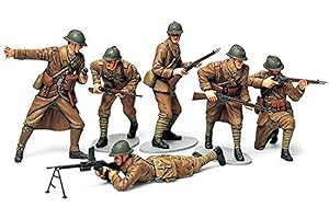 Tamiya - 35288 - Maquette - Infanterie Française - Echelle 1:35, brun, vert