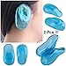 Produktbild TAOtTAO Ear Cover 2 STÜCKE Blau Klar Silikon Ohr Abdeckung Haarfärbemittel Schild Schützen Salon Farbe (Blau)