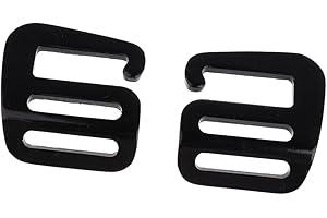 B Blesiya 2Pcs G Hook Webbing Strap Buckle Slider Adjuster Quick Release for Backpack Belts Outdoor Carabiners Hardware Equipment Accessories