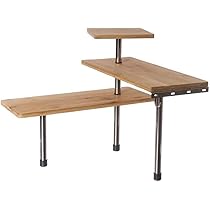 Scaffale Angolo In Bambù Naturale - 4 Ripiani Salvaspazio | Ideale Per Bagno, Cucina E Soggiorno - Foto 6