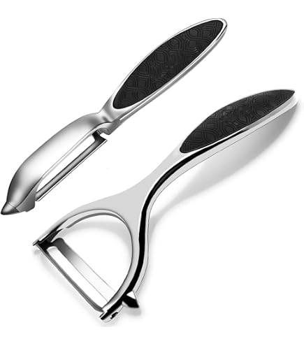 Tupperware Pelapatate universale rosso + pelapatate nero (con pelapatate d'arancia