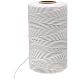 POPOYU 2mm Macrame Cord,100m Natural Cotton Macrame Rope,Off White ...