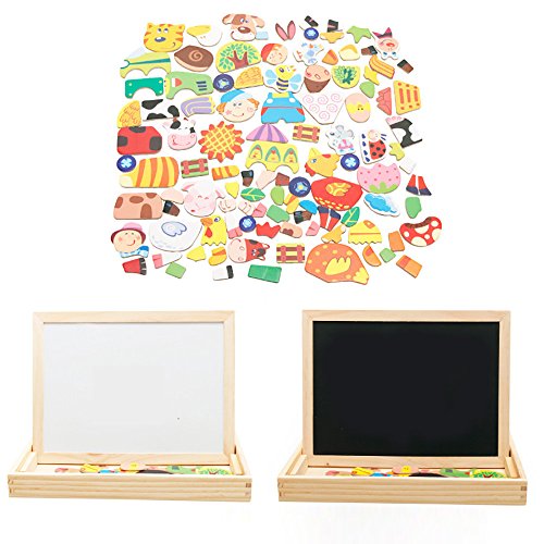 Rcool Baby Kid Wooden Jigsaw Magnetic Board Game Toy Multi-functional Early Learning Educational Puzzle Toy Child Gift reviews Rcool Baby Kid Wooden Jigsaw Magnetic Board Game Toy Multi-functional Early Learning Educational Puzzle Toy Child Gift