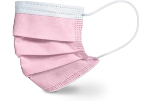 Beurer MM 15 Mascherina Chirurgica Monouso, Tipo IIR a 3 Strati, Made in EU, 20 Pezzi, Rosa