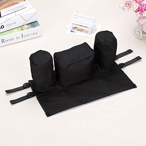 JUNGEN Kinderwagen Organizer Kinderwagen Zubehör Universal schwarz Baby Wickeltasche Kinderwagen Buggy Becherhalter passend für die meisten Kinderwagen - 6